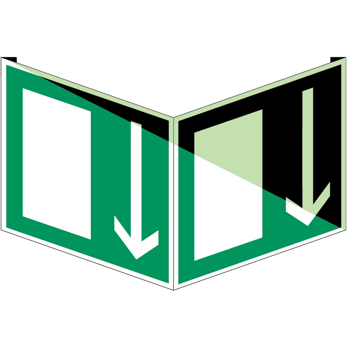 Photoluminescent safety signs