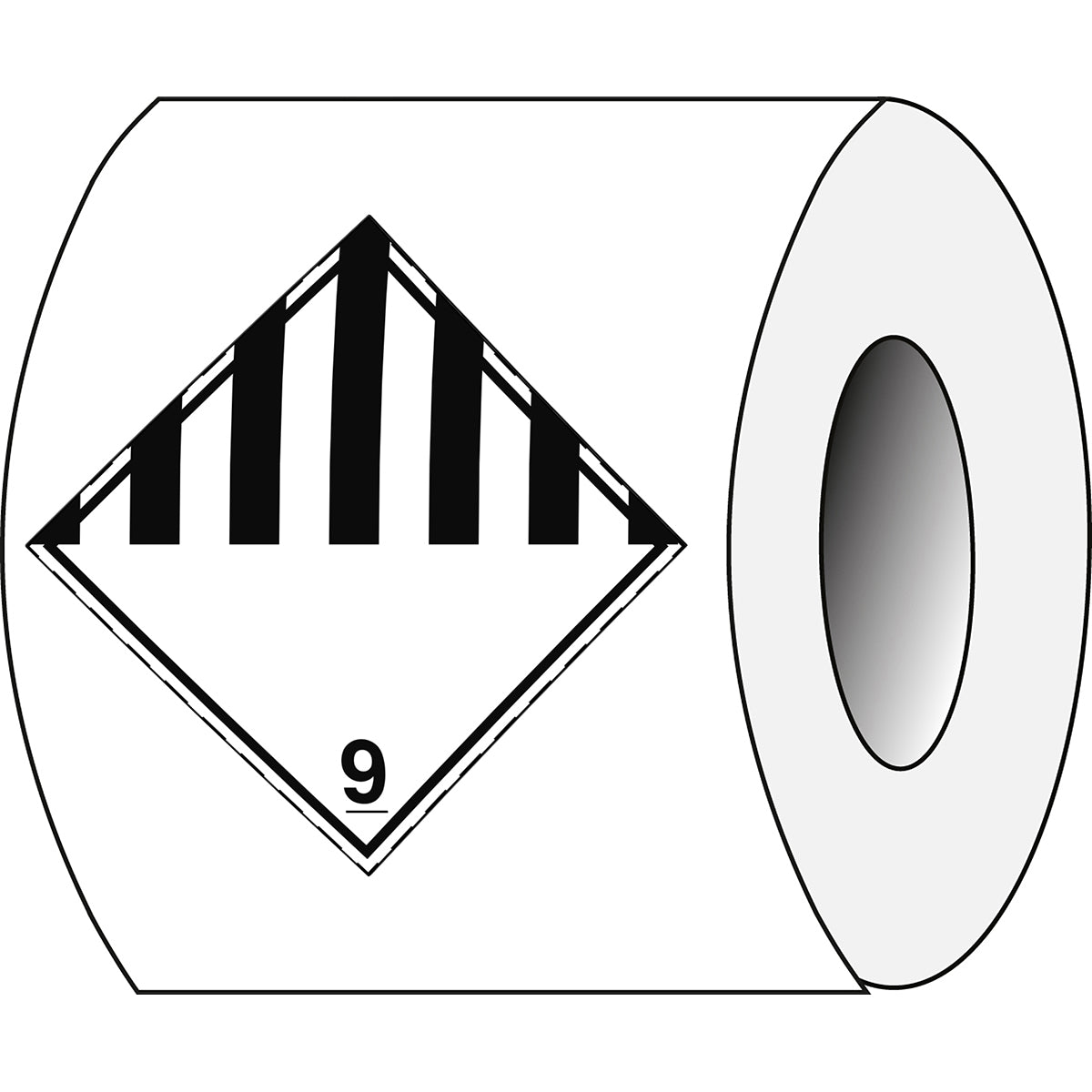 Aufkleber für den Transport gefährlicher Güter - Verschiedene gefährliche Stoffe und Gegenstände