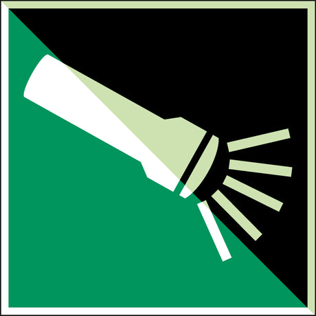 Langnachleuchtende Sicherheitsschilder