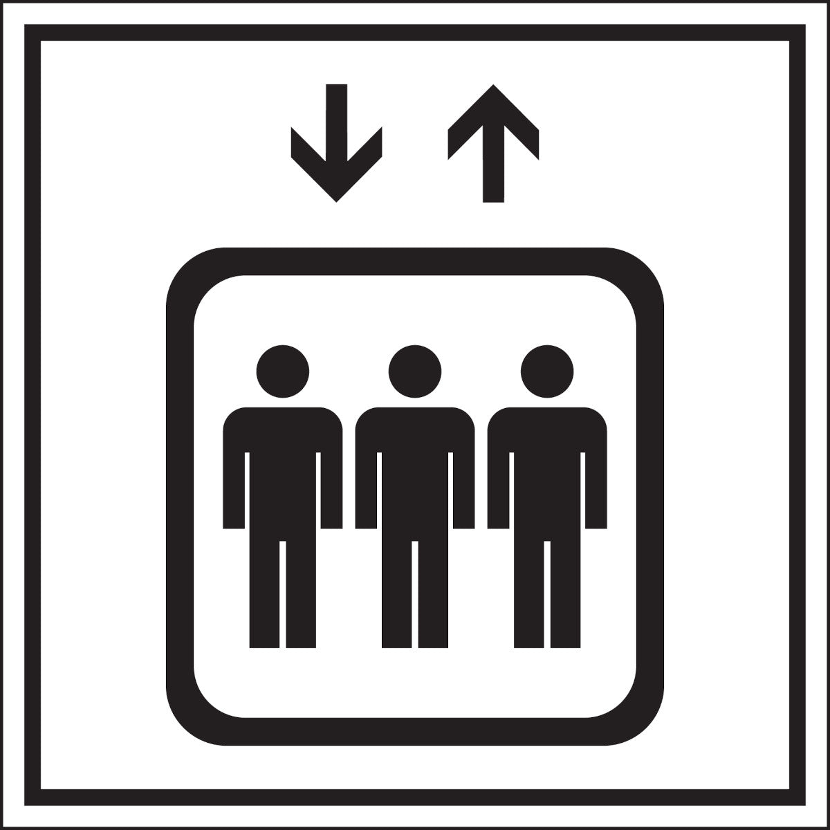 Hinweisschilder - Aufzug