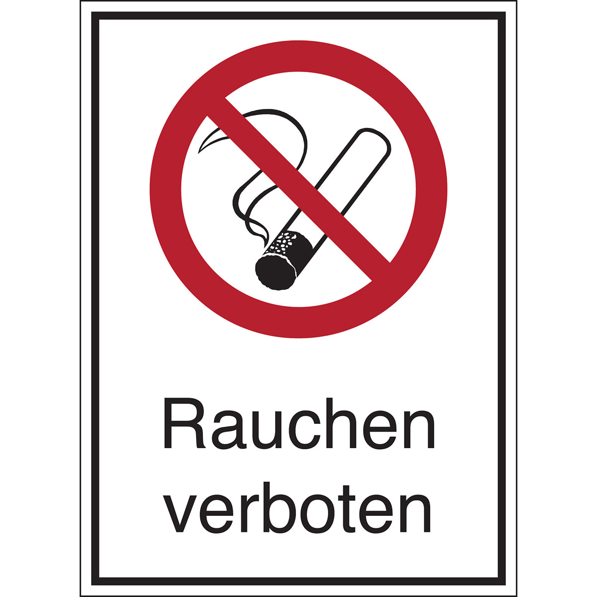 Verbotsschilder - Rauchen verboten