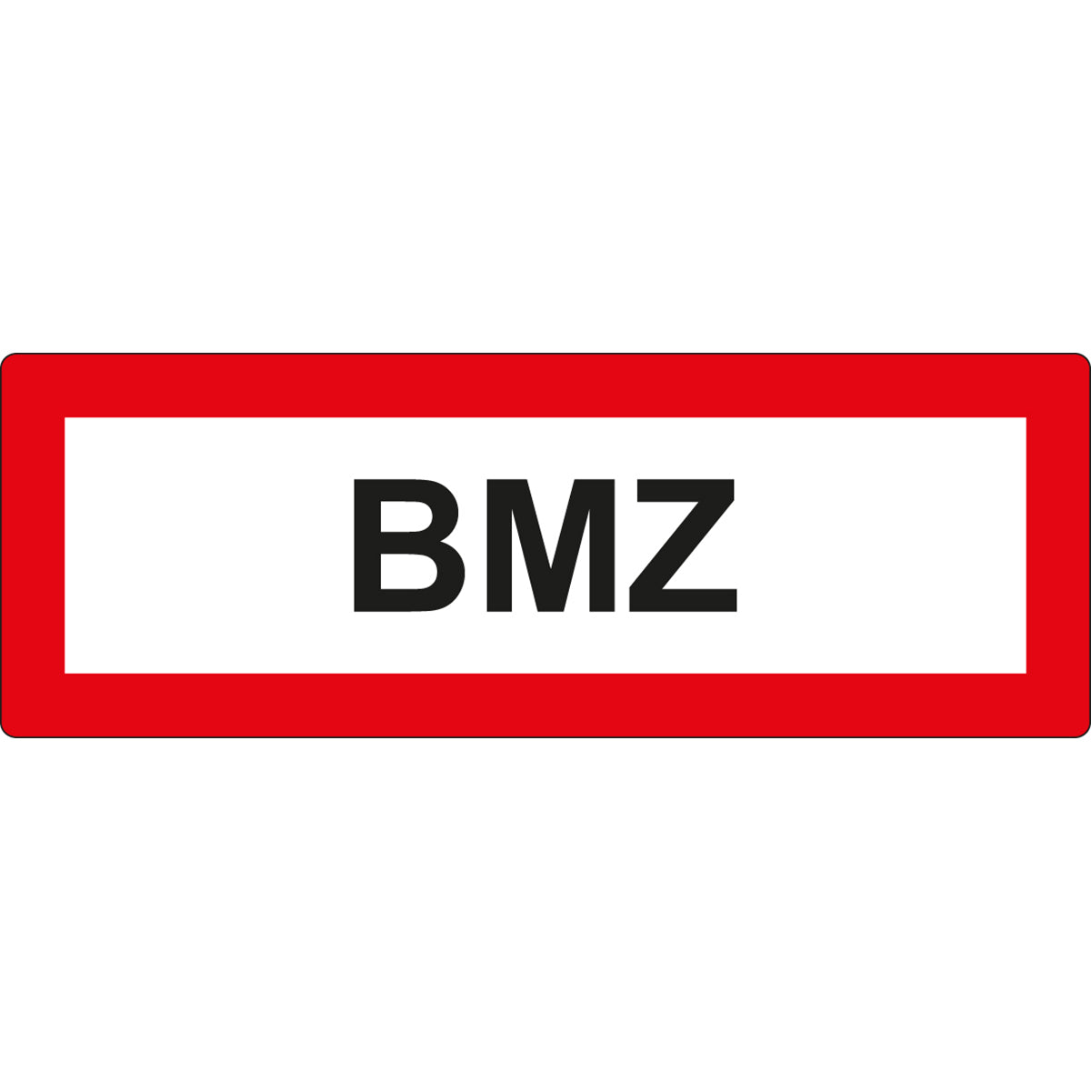 Feuerwehrschilder gemäß DIN 4066 D1 - BMZ