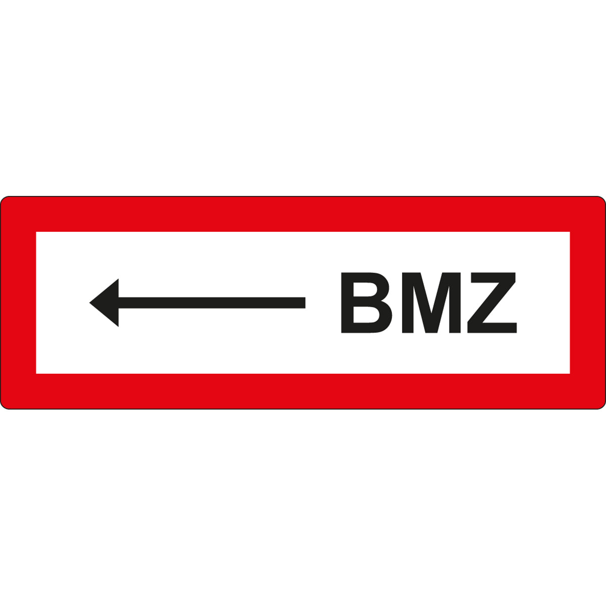 Feuerwehrschilder gemäß DIN 4066 D1 - BMZ links