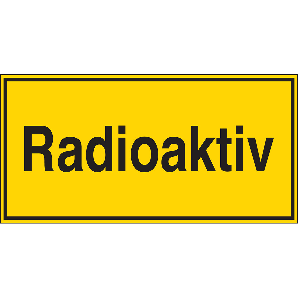 Signes supplémentaires - Radioactif