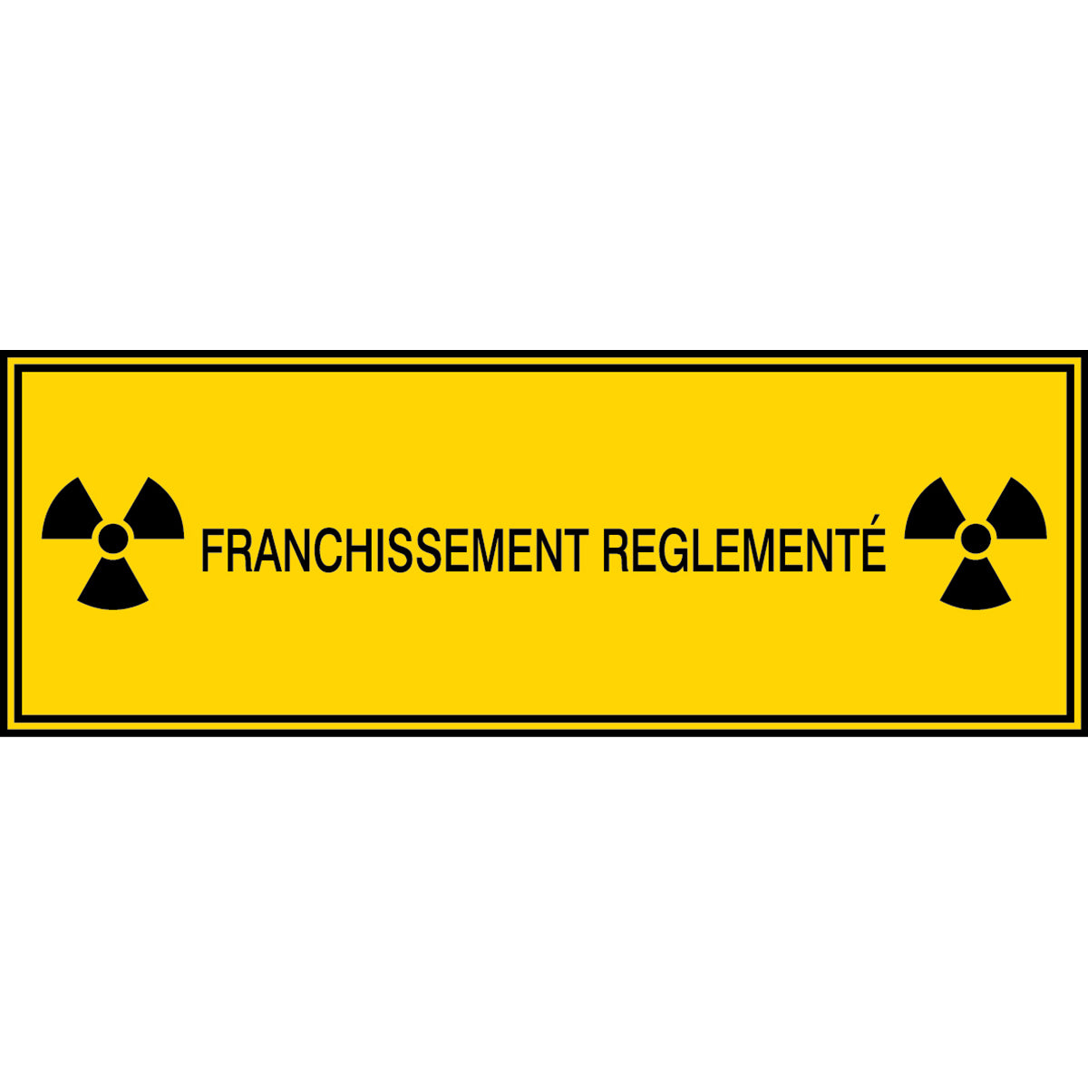 Franchissement réglementé (product francophone)