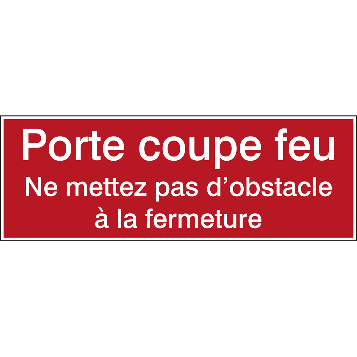 Brandsicherheitspiktogramm – Feuerschutztür, Schließung nicht behindern