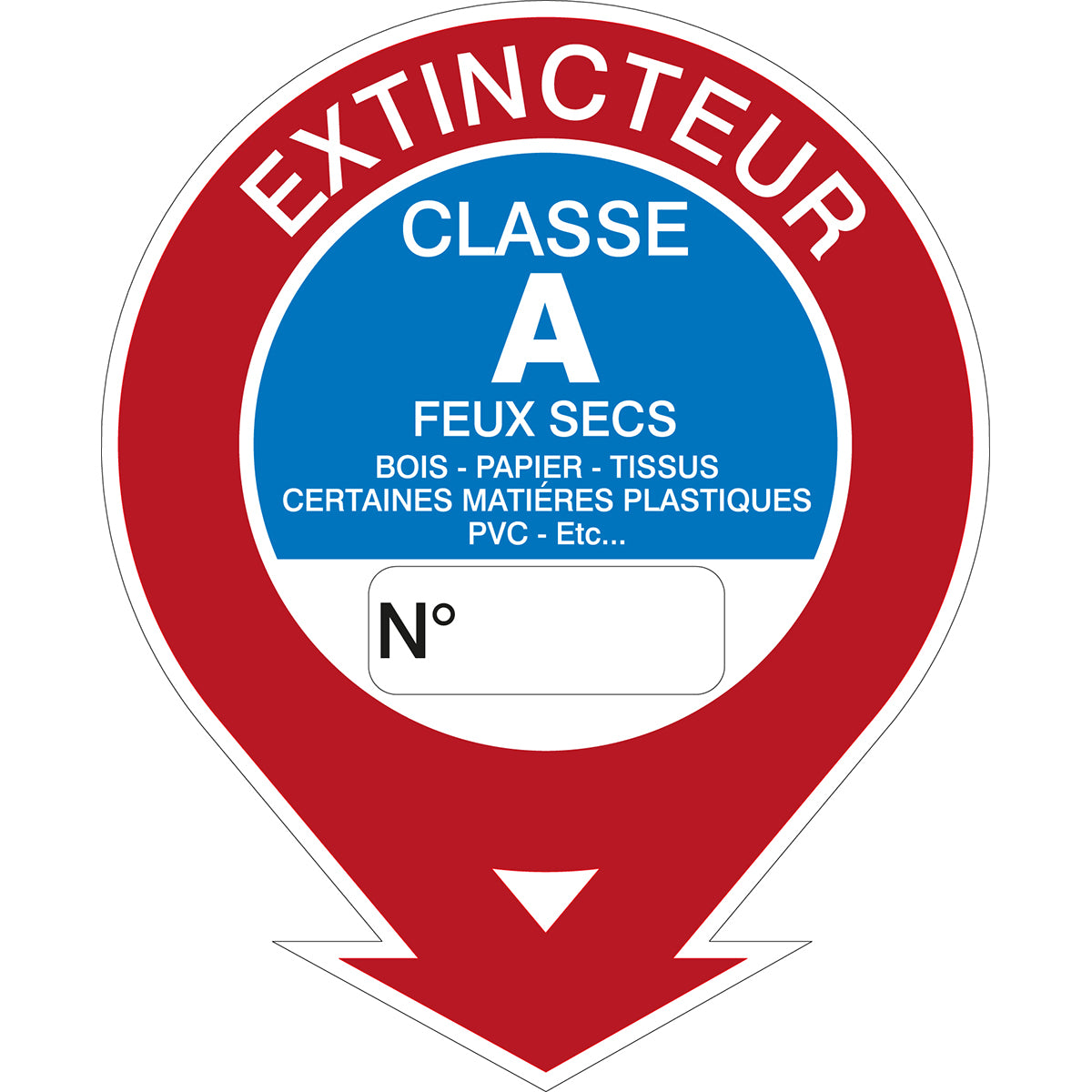 Brandsicherheitspiktogramm – Feuerlöscher Klasse A