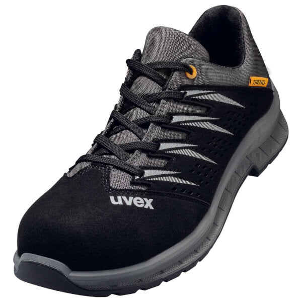 uvex 2 trend gelochter Sicherheitshalbschuh 69478 S1 SRC grau, schwarz