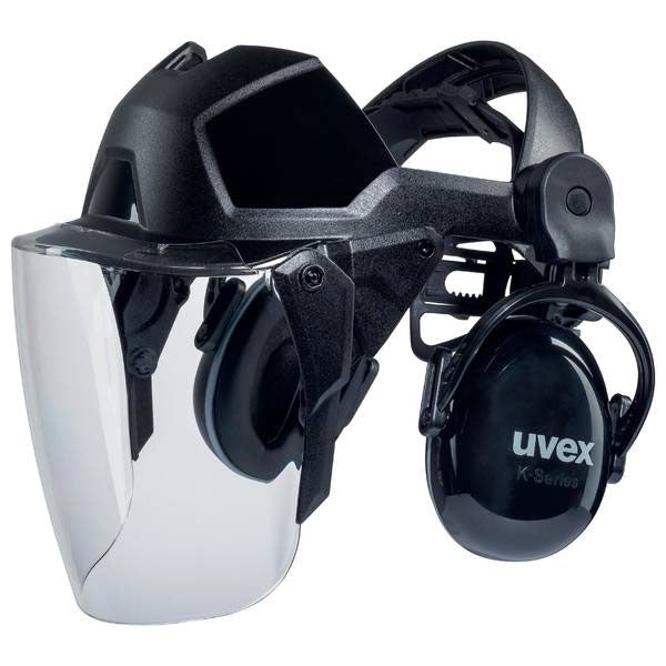 uvex face protection pheos faceguard with hearing protection