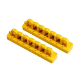 Rails de montage jaunes de 101 mm