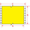 DaTab labels for dot matrix printers