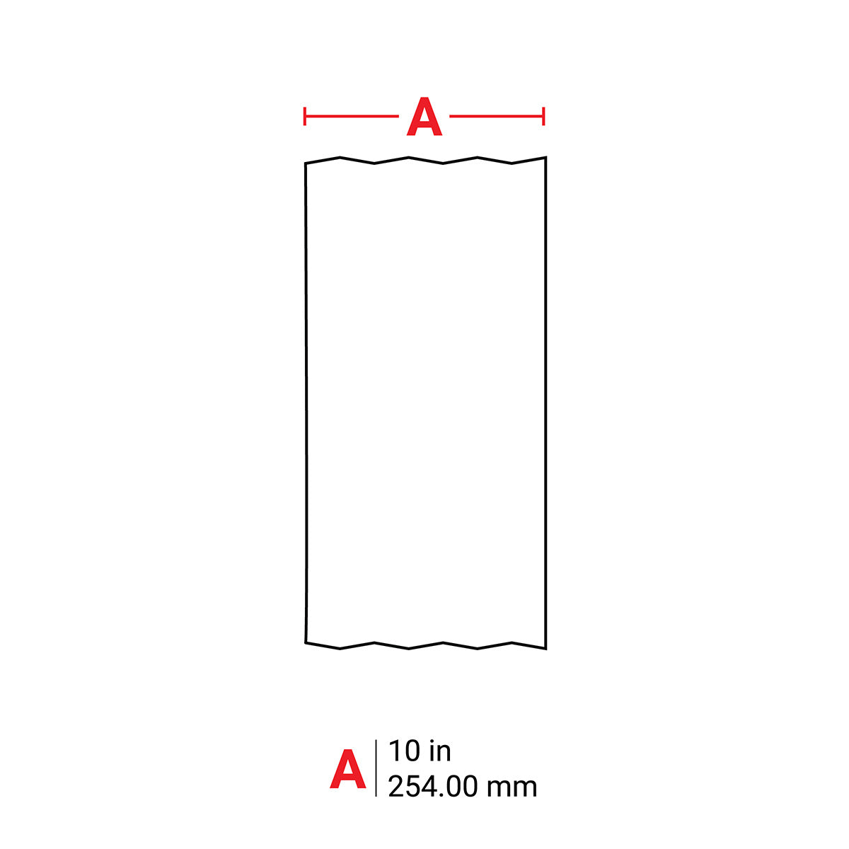 BBP85 Tape - Vinyl 250 mm Transparent