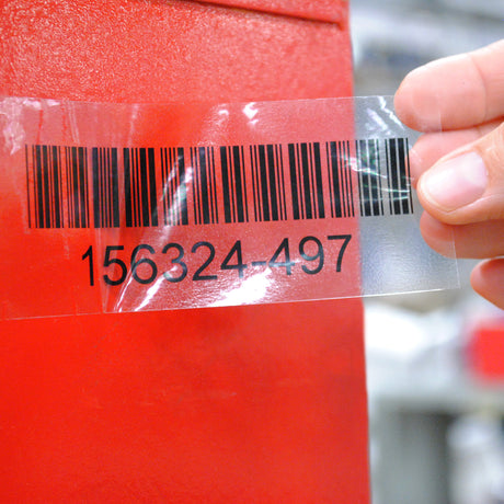 Für raue Umgebungen geeignete Mehrzweck-Etiketten aus transparentem Polyester für M710 und BMP71