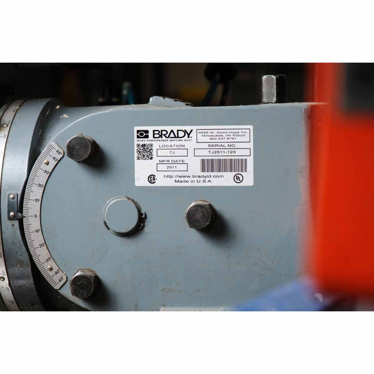 Metallisierte, fälschungssichere Etiketten für die Drucker BBP3X/S3XXX/i3300