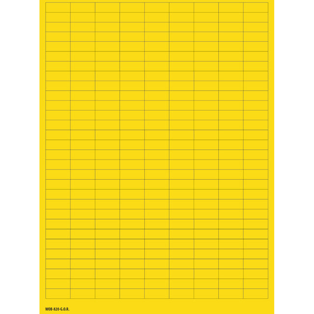 Beschriftbare Etiketten auf Bögen - 8 x 20 mm - B-500
