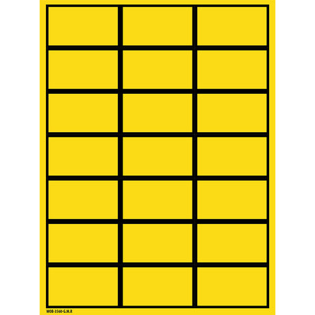 Beschriftbare Etiketten auf Bögen - 35 x 60 mm - B-500