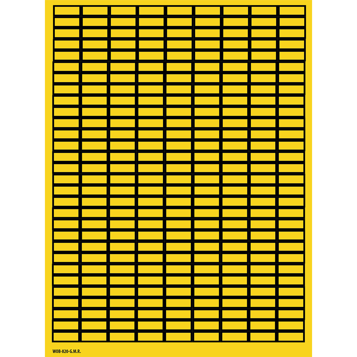 Beschriftbare Etiketten auf Bögen - 8 x 20 mm - B-500