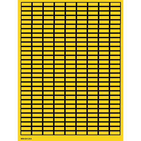 Beschriftbare Etiketten auf Bögen - 8 x 20 mm - B-500