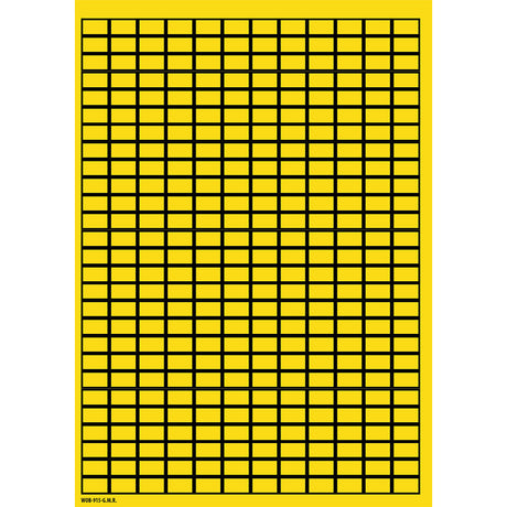 Beschriftbare Etiketten auf Bögen - 9 x 15 mm - B-500