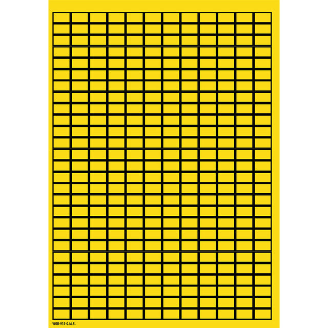 Beschriftbare Etiketten auf Bögen - 9 x 15 mm - B-500