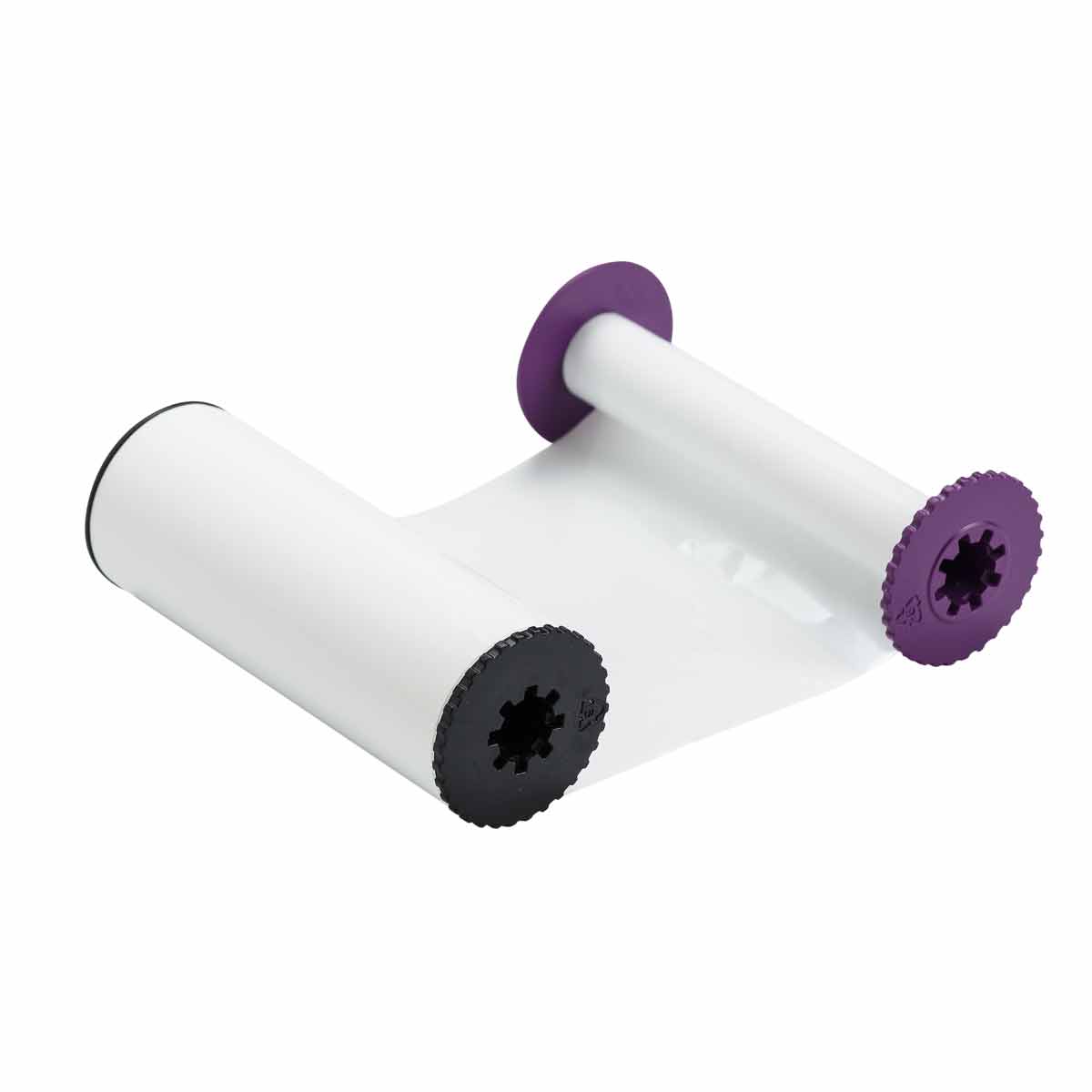 High-performance ribbon with flanges for Minimark - White