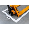 Bodenmarkierung - 50,8mm  Weisse Toughstripe Polyester