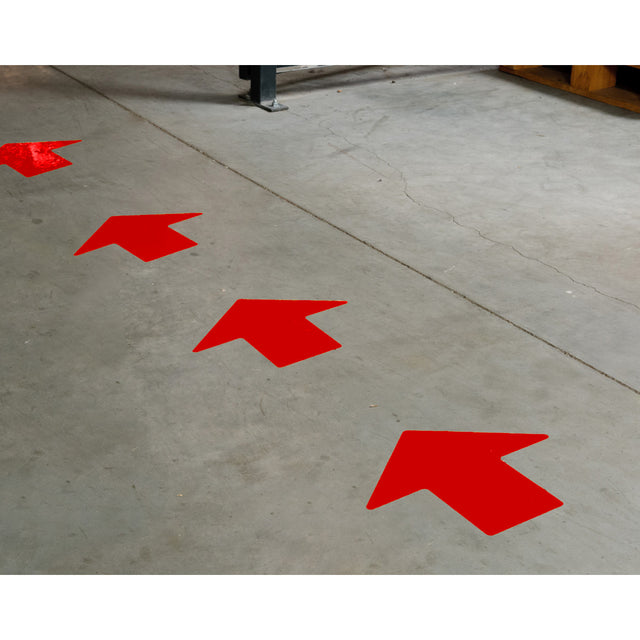 Pfeile - 50,8mm  x 127mm Rote Toughstripe Polyester