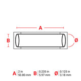 Gaine thermorétractable PermaSleeve pour le marquage des câbles