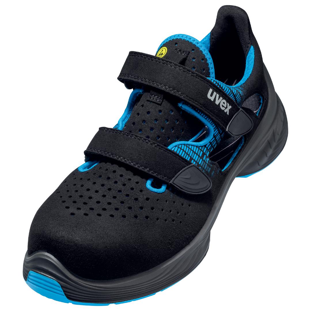 uvex 1 G2 Sicherheitssandale 68288 S1 SRC schwarz/blau