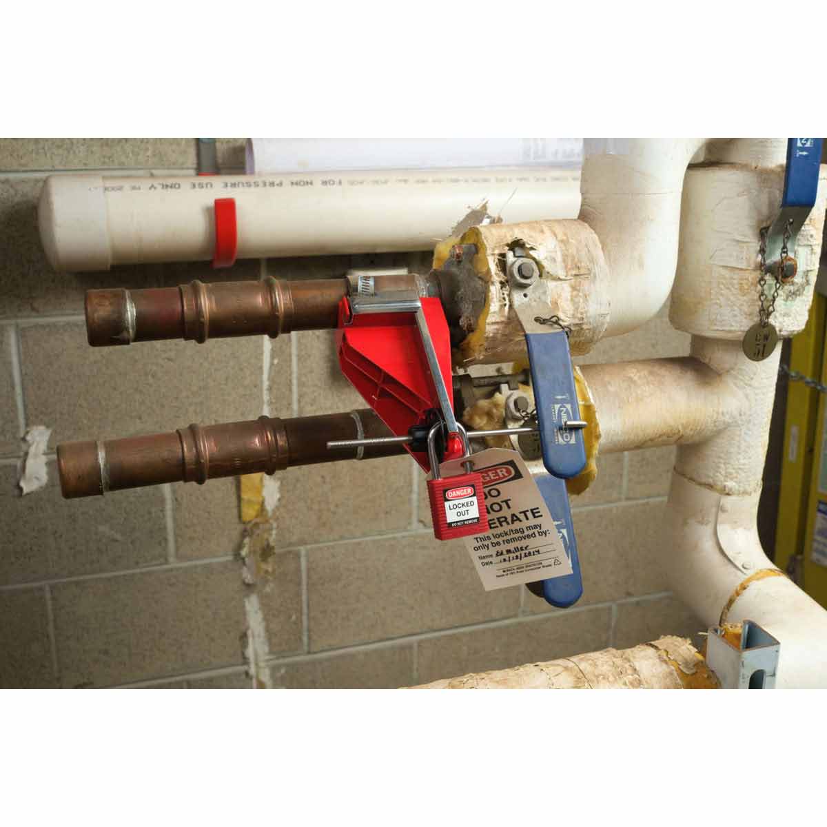 Perma-mount™ Lockout-Vorrichtung für Kugelventile, groß