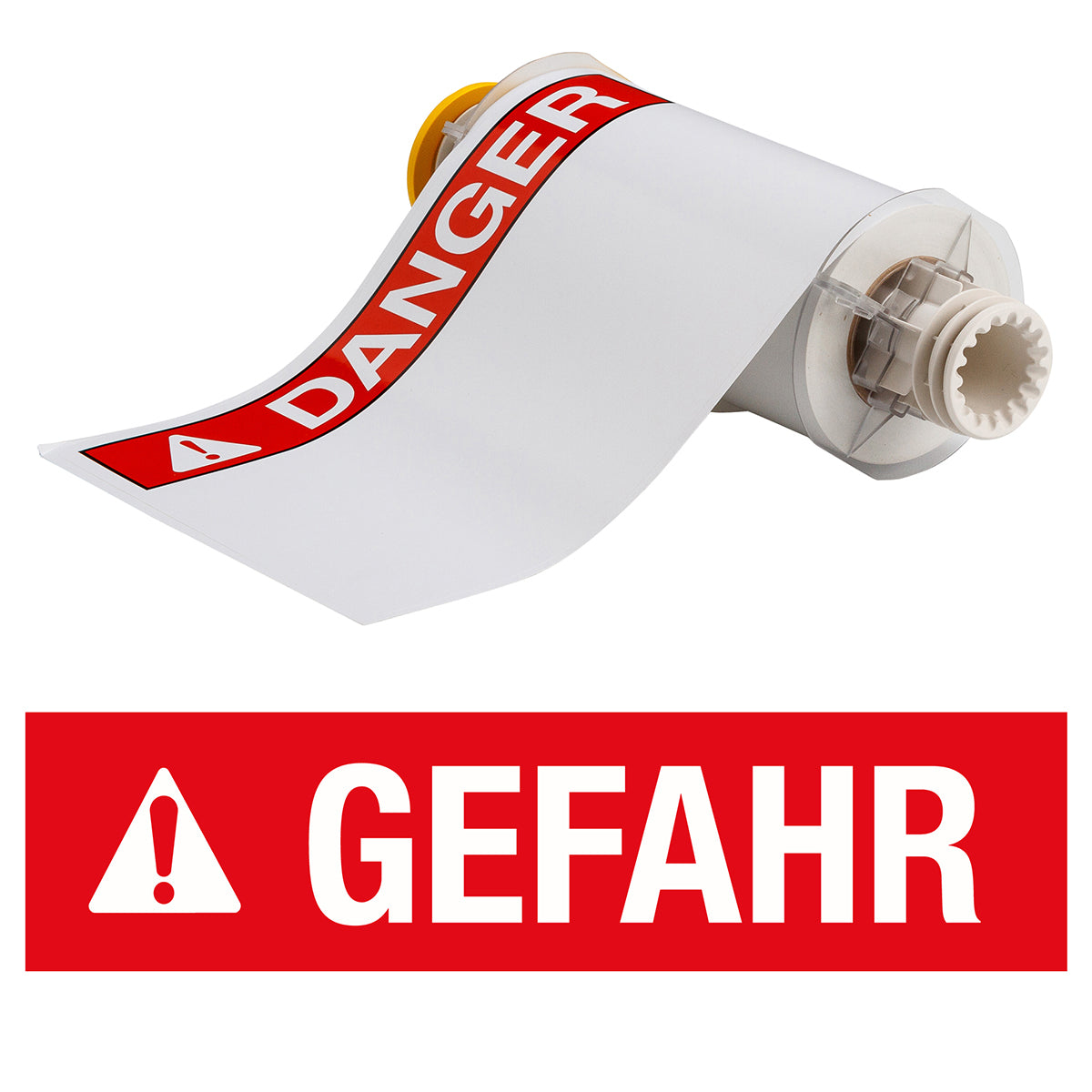 BBP85 Etiketten - Vinyl  178x254 GEFAHR