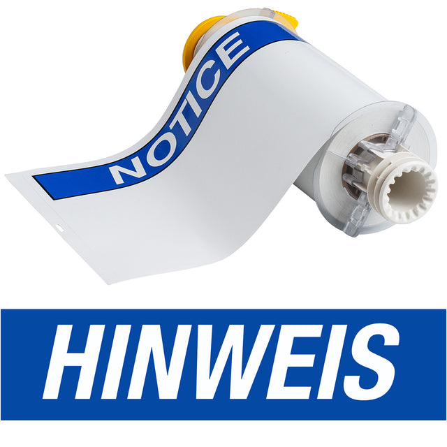 BBP85 Etiketten - Vinyl  178x254 HINWEIS