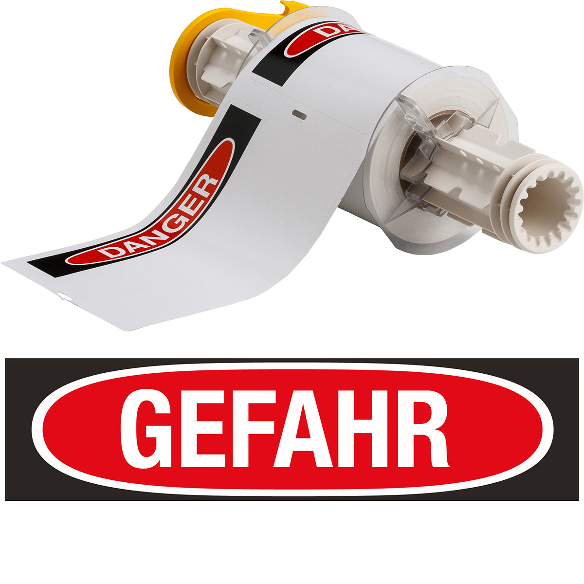 BBP85 Etiketten - Vinyl  102x152 GEFAHR