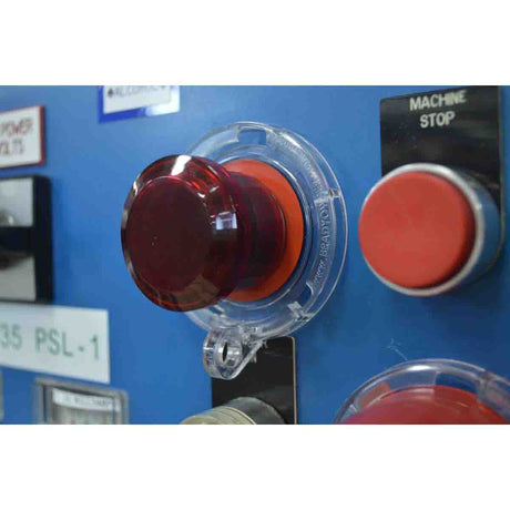 Lockout-Vorrichtung für Drucktasten (16 mm), Transparent, mit Standardabdeckung