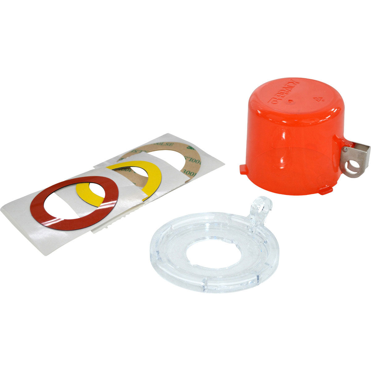 Lockout-Vorrichtung für Drucktasten (30 mm), Rot, mit Standardabdeckung