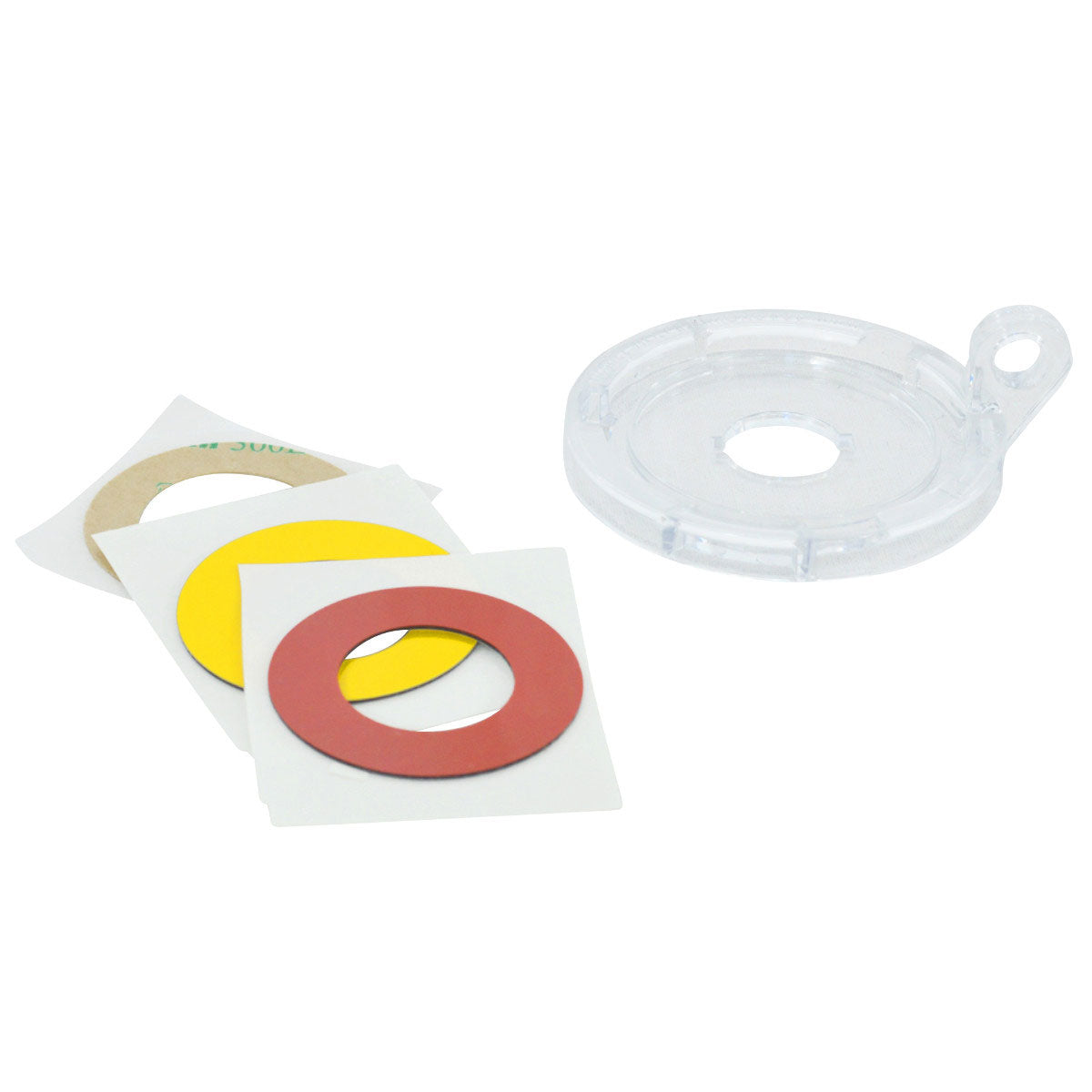 Basis für Sicherheitsabdeckungen für Drucktasten und Notausschalter (16 mm), klein, 5 St.