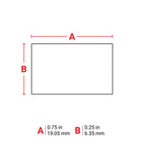 Étiquettes en polyimide à dissipation de tension adaptées à l'impression par transfert thermique