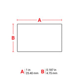 Étiquettes en polyimide à dissipation de tension adaptées à l'impression par transfert thermique