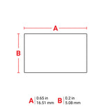 Étiquettes en polyimide à dissipation de tension adaptées à l'impression par transfert thermique