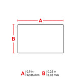 Étiquettes en polyimide à dissipation de tension adaptées à l'impression par transfert thermique