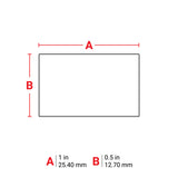 Étiquettes en polyimide à dissipation de tension adaptées à l'impression par transfert thermique
