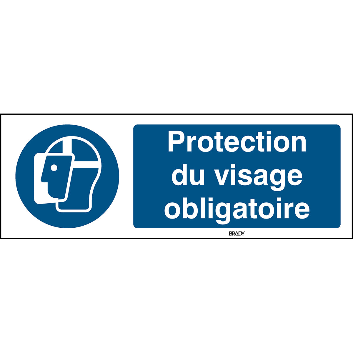 Gesichtsschutz benutzen – ISO 7010