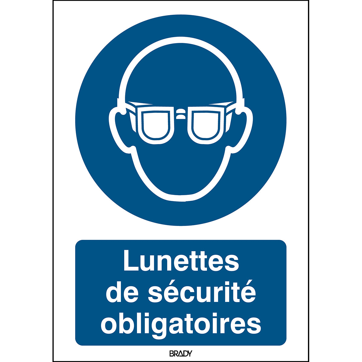 ISO Sicherheitskennzeichnung - Augenschutz benutzen