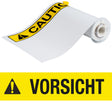 BBP85 Etiketten - Vinyl  254x356 VORSICHT