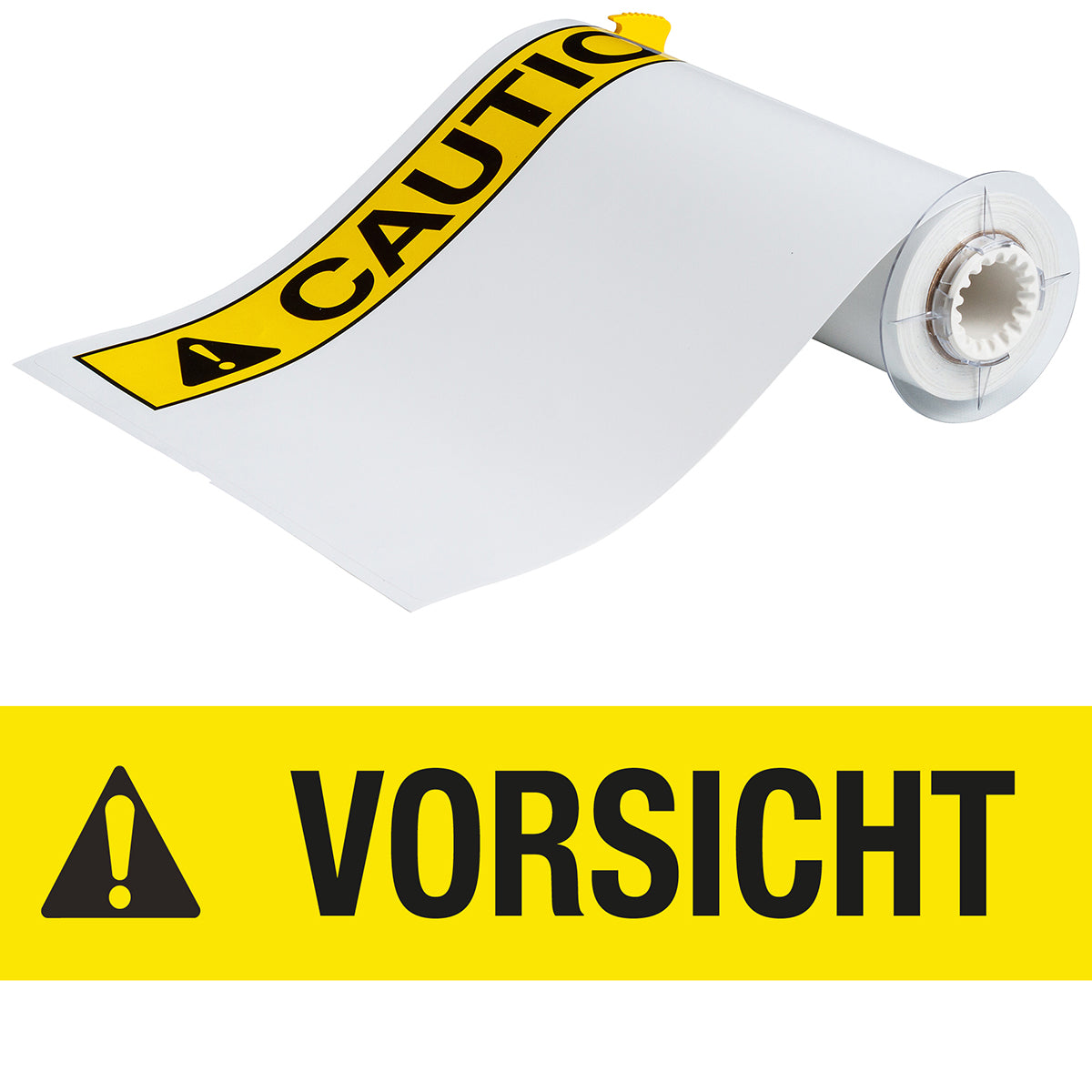 BBP85 Etiketten - Vinyl  254x356 VORSICHT