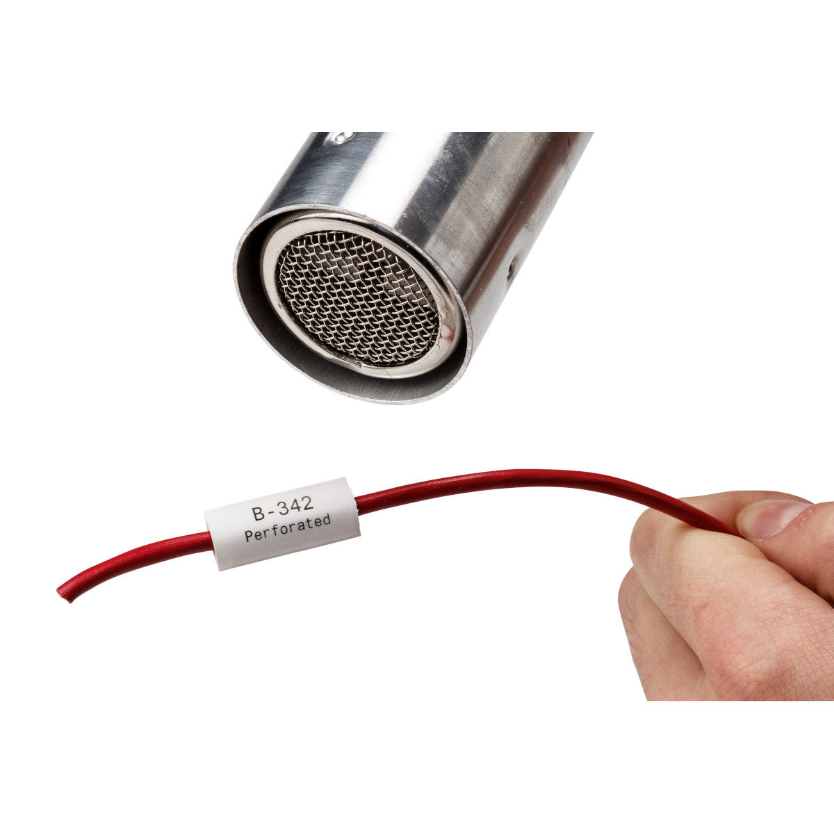 Halogen-free PermaSleeve heat shrink tubing suitable for thermal transfer printers for cable marking with low smoke emission