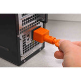 Removable lockout device for power cable plug