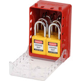 Ultrakompakter Verschlusskasten + 6 gelbe KD-Schlösser