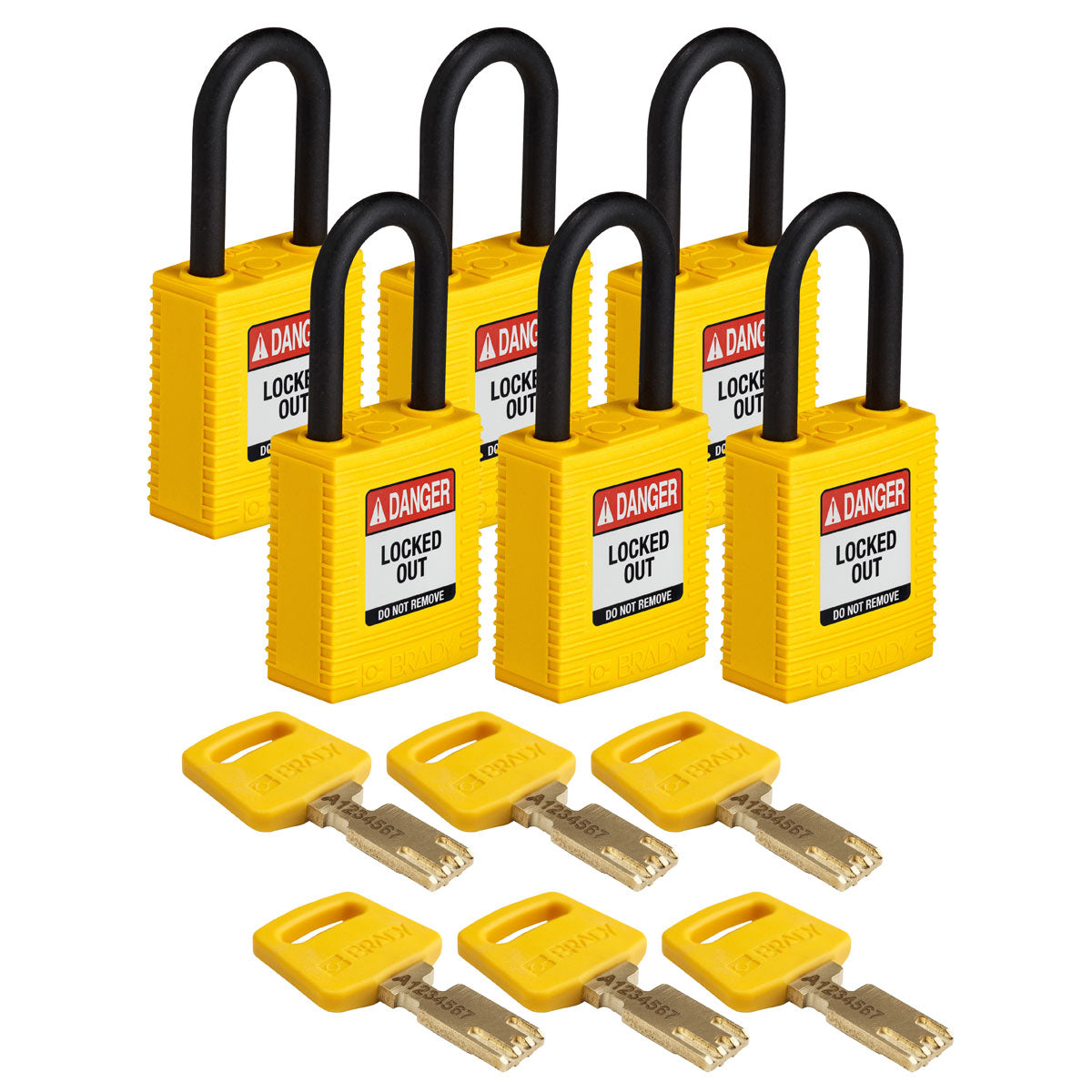 SafeKey-Vorhängeschlösser - Nylon