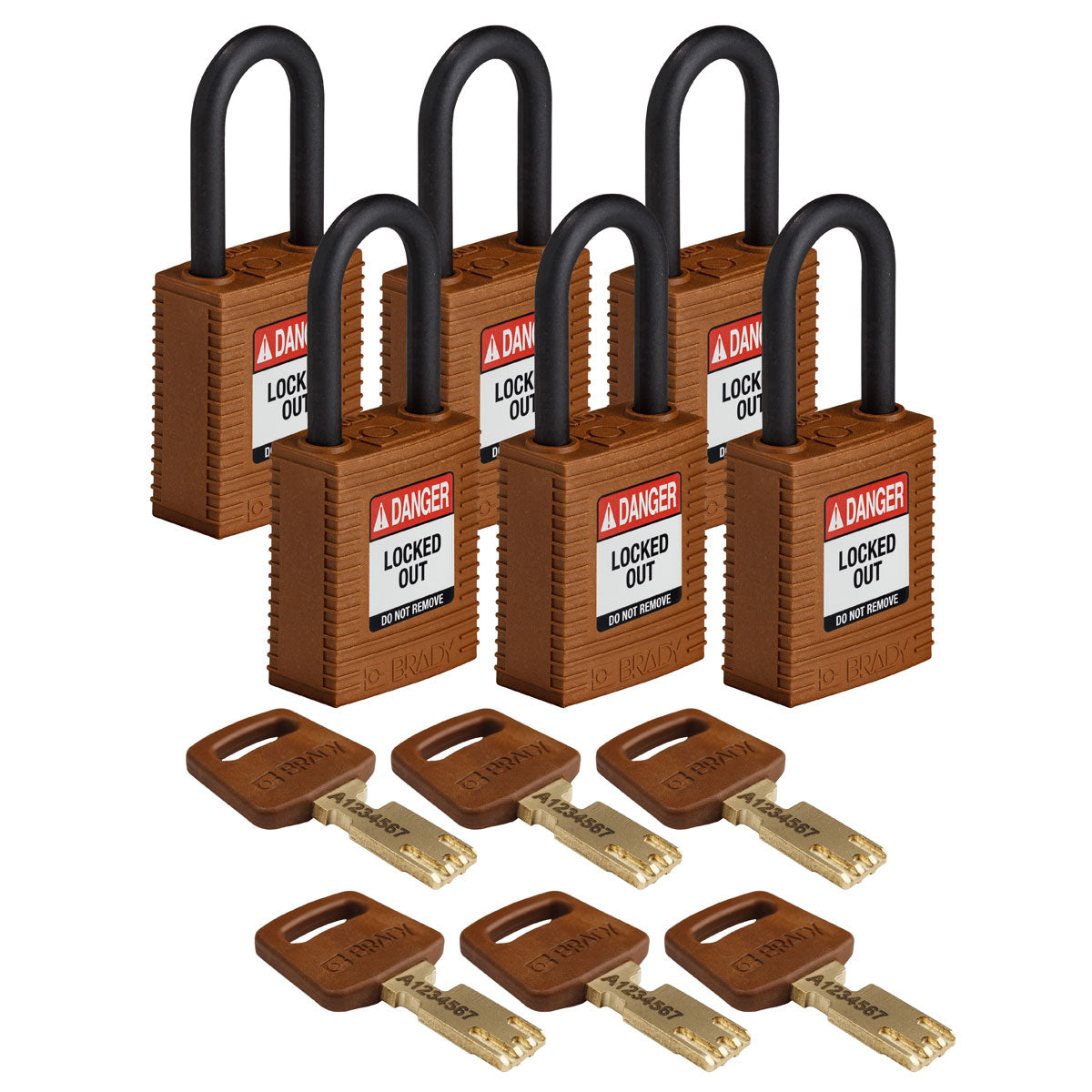SafeKey-Vorhängeschlösser - Nylon